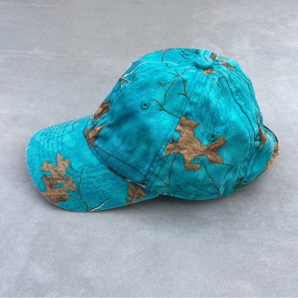 Blue Real Tree Camo Hat - Picture 2 of 4